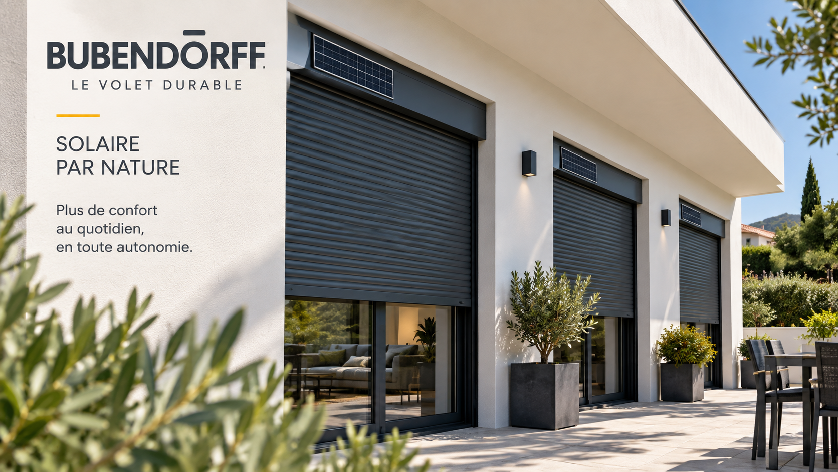 Volet roulant solaire Bubendorff ID4